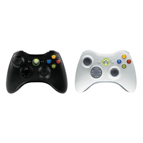 Xbox 360 Controller - Origineel Microsoft - Wireless - Wit / Zwart