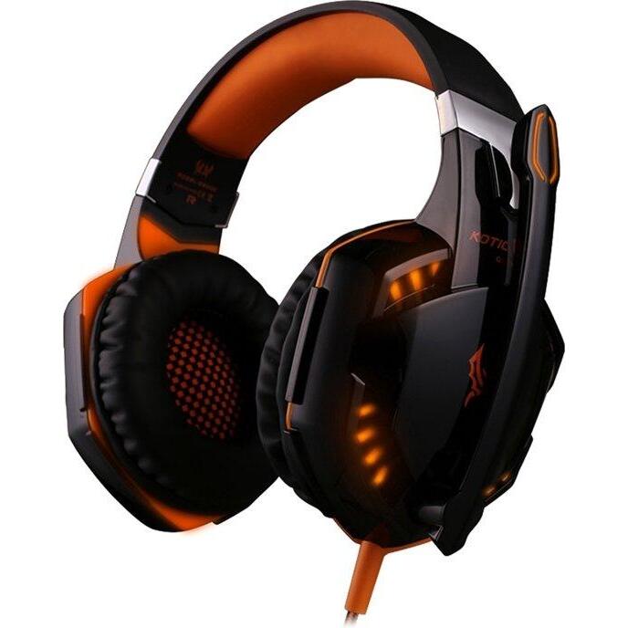 Kotion Each G2000 Gaming Headset - Zwart/Oranje voor PlayStation 4