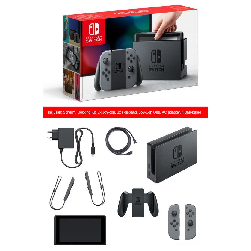 Nintendo Switch グレーセット Nintendo Switch Console - Grijs (Switch) kopen - €155